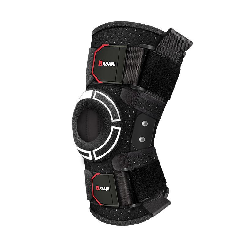 Steel plate knee guard